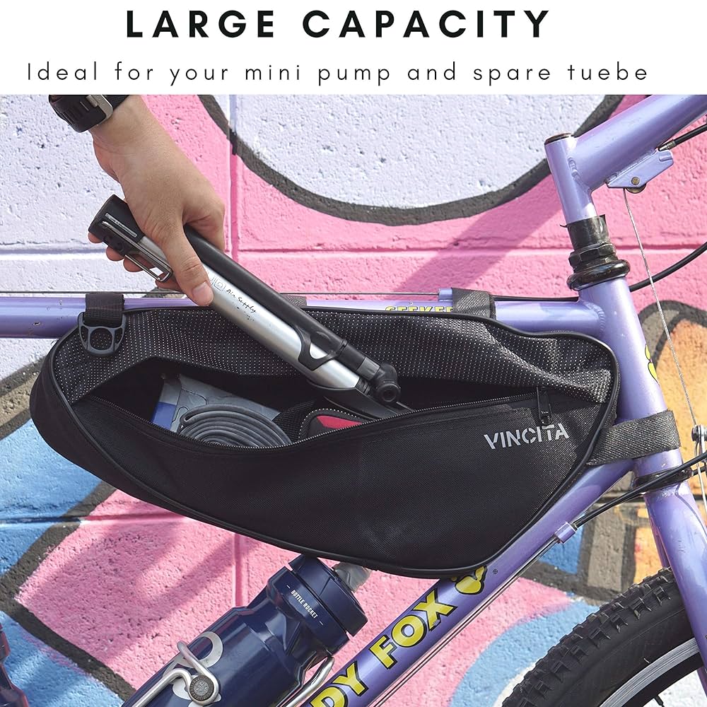 Amazon | ヴィンチタ Large フレームバッグ ブラック | VINCITA